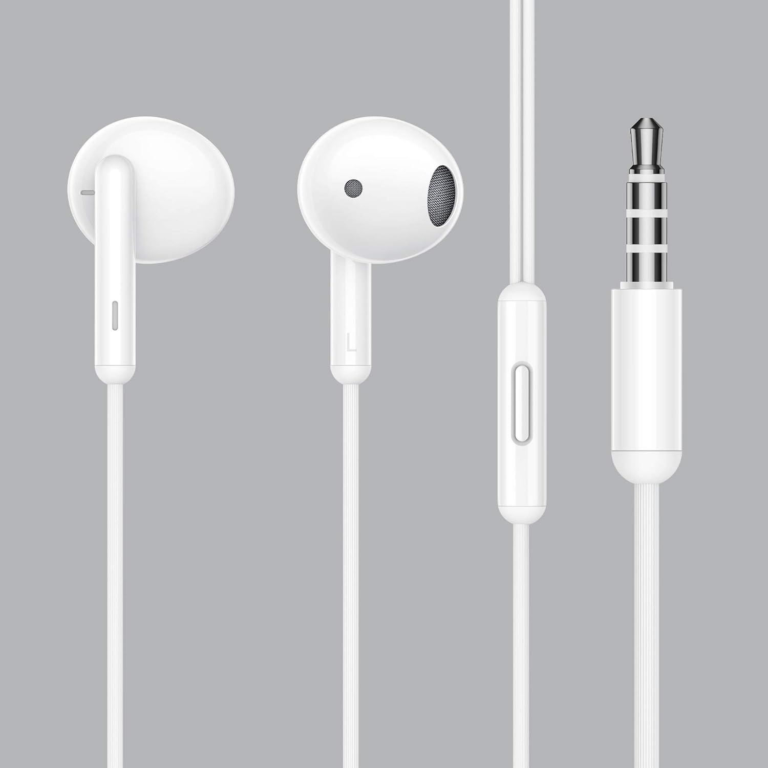 realme Buds Classic Wired Earphones with HD Microphone White