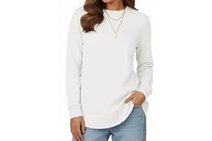AURUZA Sweatshirt for Women Long Sleeve Crewneck Sweatshirt Women Causal Loose Fit Pullover Tunic Top Fall Clothes Shirts