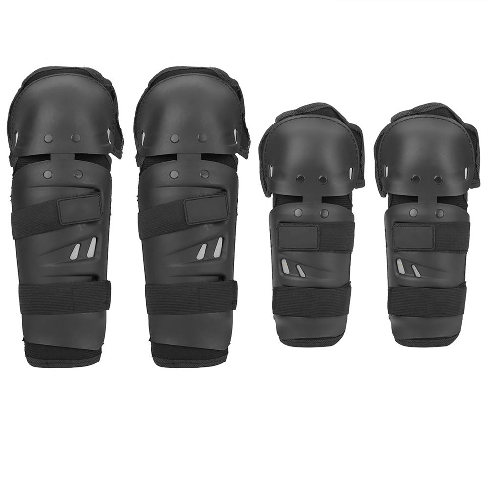 TKSE Motorcycle Knee Elbow Protector,4pcs Knee Pads Elbow Pads Wrist Guards Set,Motocross Racing Knee Shin Guard Pads Protective,Guard Protective Gear for Skating,Skateboarding,Riding,Mountain