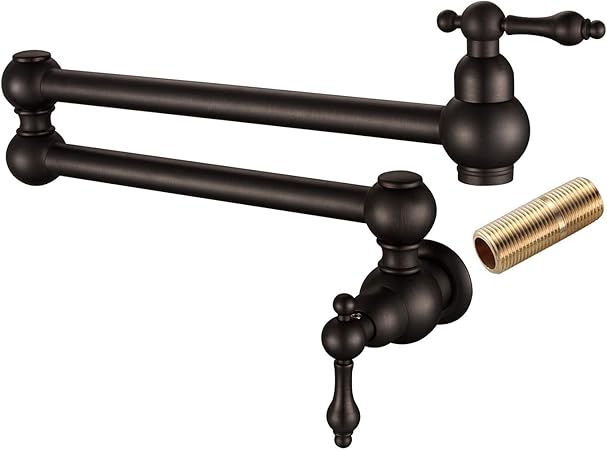 Havin Pot Filler Faucet Wall Mount Bass Material With Double