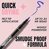 Collection Fast Stroke Felt Tip Eyeliner Blue 4ml - 24h Wear, Quick Dry view 4