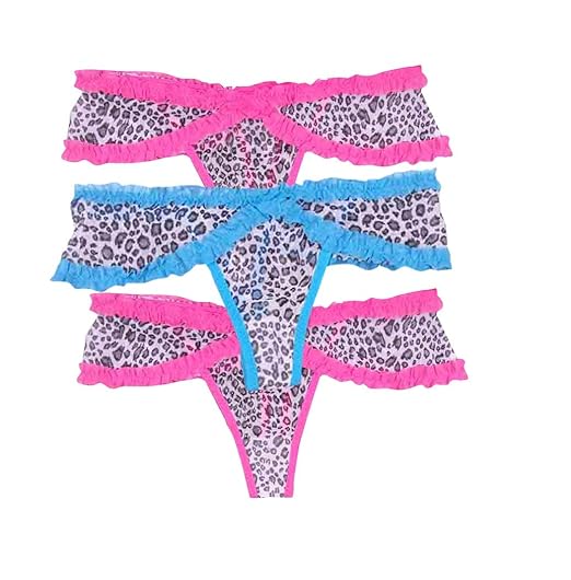 Women's Breathable Butterfly G-String Underwear (Pack of 3)