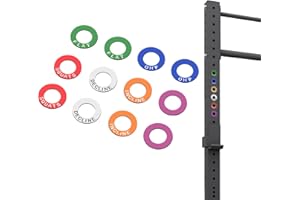 ��Ʒ Power Squat Rack Barbell Magnetic Position Markers Reminders Label for Home Gym & Garage Gyms,Squat Rack Magnets identifie