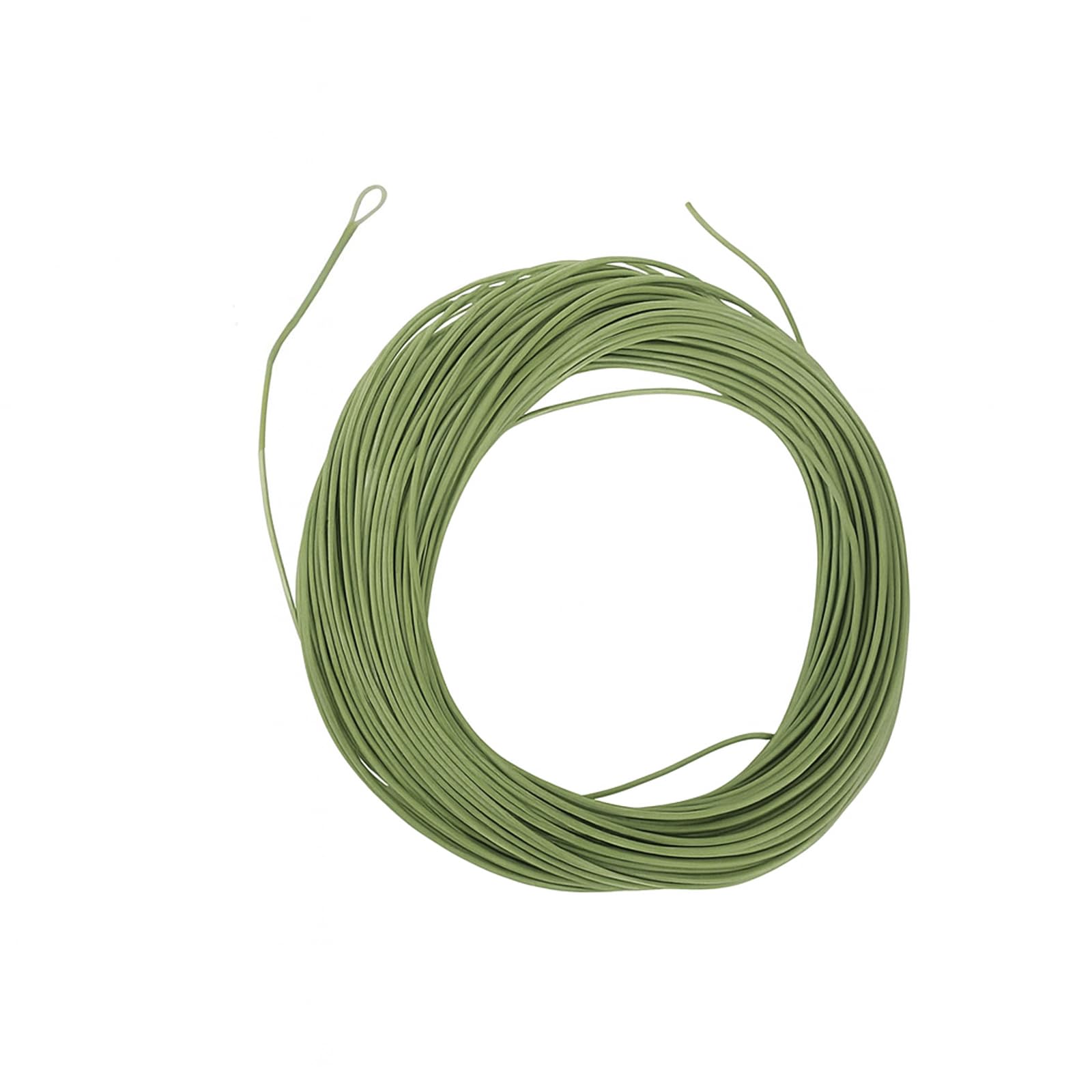 Aventik Fly Fishing Line Weight Forward Floating Fly Line With Exposed Loop Line ID (Green, 8F) — image 1