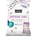 Safe + Fair Birthday Cake Drizzled Popcorn - Gluten-Free, Dairy Free and Vegan Snack - Free From Top 9 Allergens and Artificial Ingredients – Non GMO, Plant Based Kettle Popped Corn, 5.5 oz