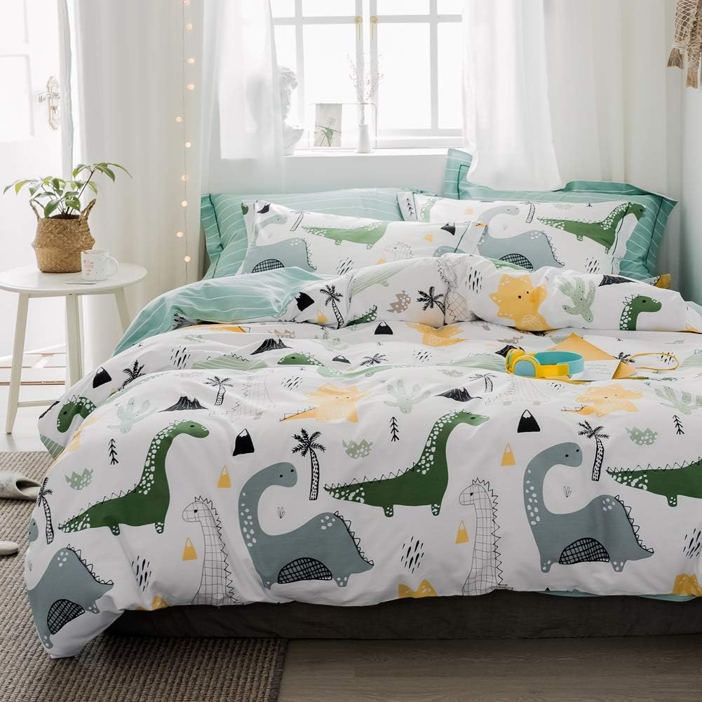 dinosaur single bed cover