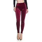 Cemi Ceri Women's Velvet High Waist Leggings