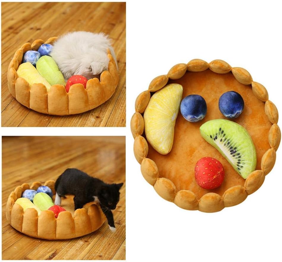fruit tart dog bed