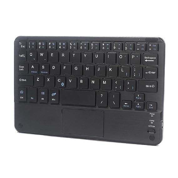 Tonsee Drahtlose Bluetooth-Tastatur mit Touchpad für alle 7-10 Zoll Android Tablet