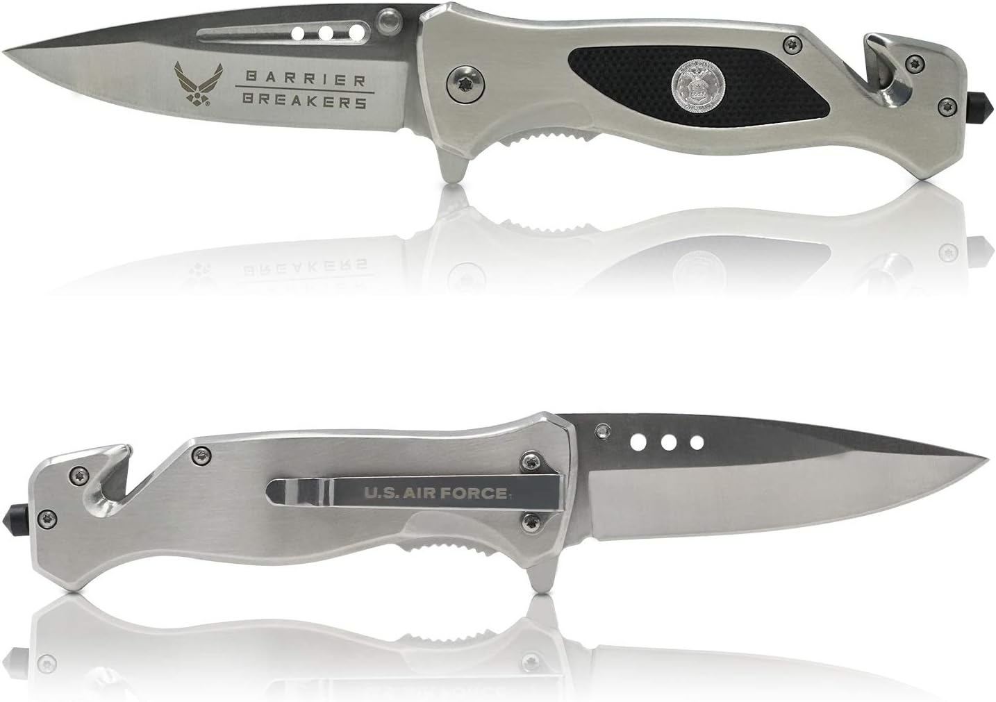 Air Force Folding Elite Tactical Knife - Spring Assisted Air Force Rescue Knife