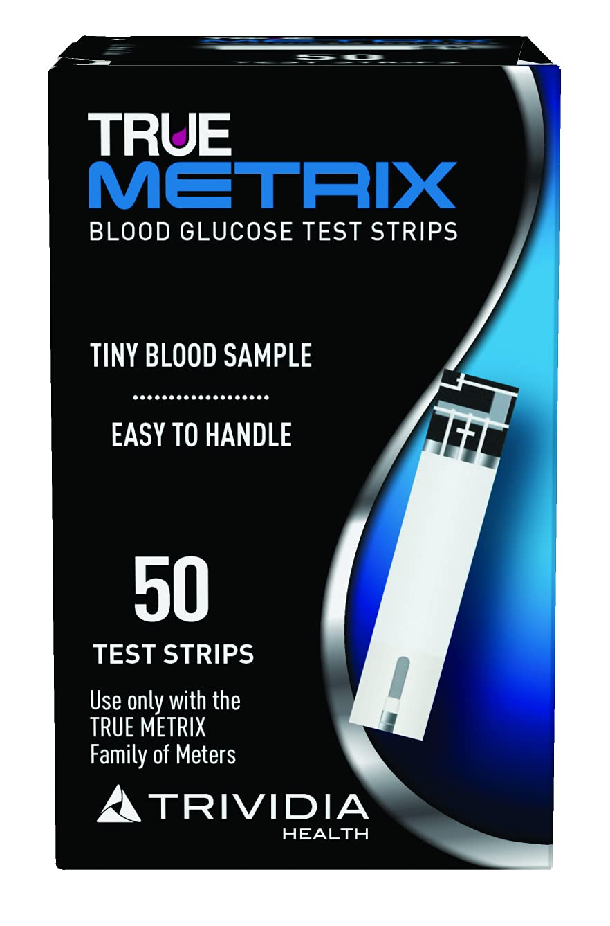 TRUE METRIX Test Strip, 50 Count