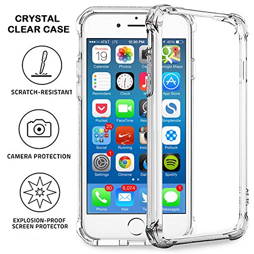 iPhone 7 Plus Case - Super Flexible Clear TPU Case - Slim Crystal Rubber Cover Silicon Gel Phone Case