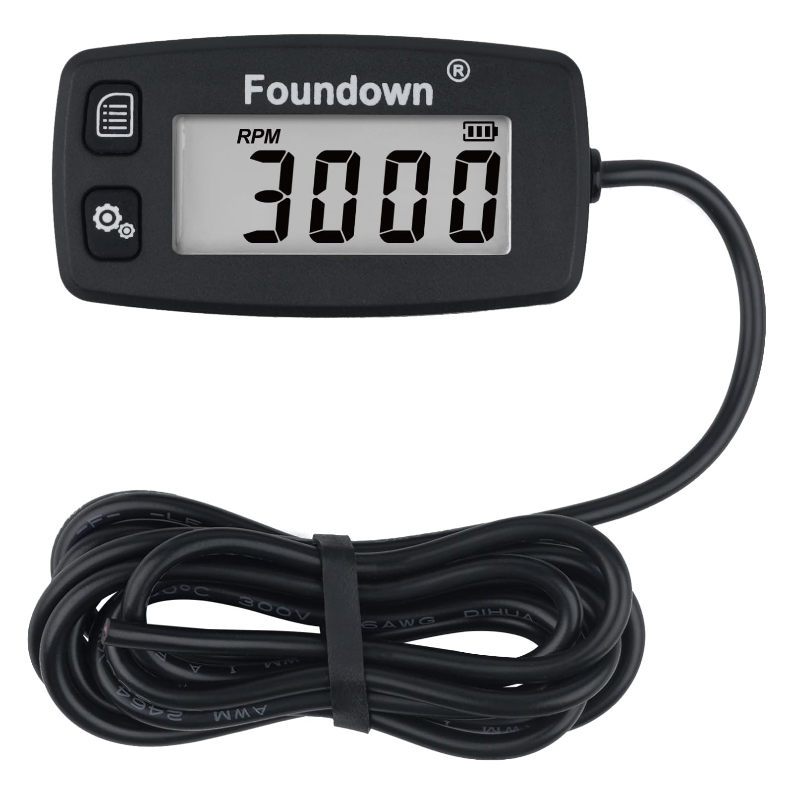 JAYRON JR-HM032A SELF Powered Digital Hour Meter,Battery Replaceable,for Lawn U00a326.99 - UK