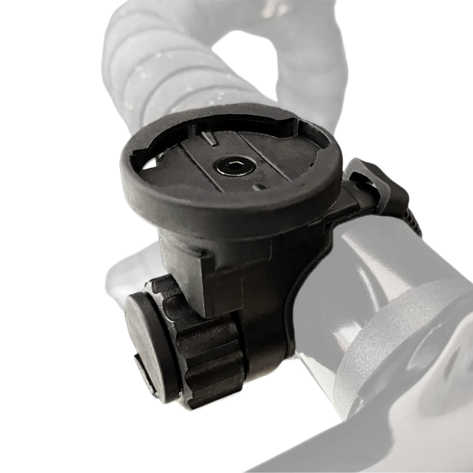 NELboNs Bicycle Computer Mount Compatible with Garmi n Edge/Magic Shine/G+/G Out-Front Strap Mounting Bracket Adapter for GPS/Bike Light for Various Stem Handlebars