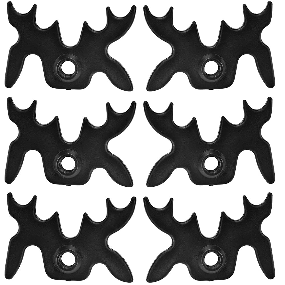 CENPEK 6pcs Billiards Cue Racks Billiards Cue Rack Bridge Head Cross antlers Rod Stick Frame Pole Holder