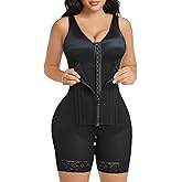 YIANNA Overbust Fajas Colombianas Shapewear for Women Tummy Control Body Shaper Girdles Post Surgery Compression Garment