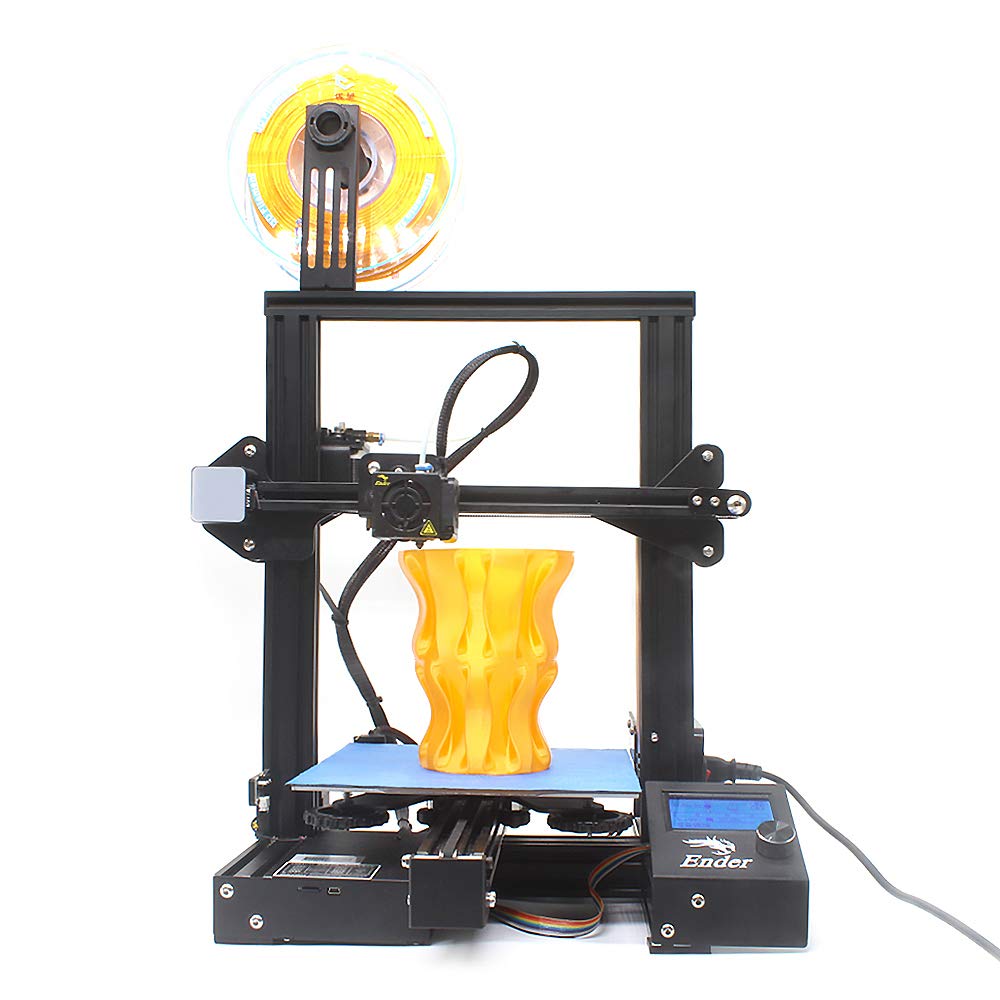 Tangle Free, Pearlescent PLA 3D Filament with Gorgeous Surface by Yousu, Gold, 1.75mm 1kg, Strong bonding and Overhang Performance. Compatible with Most of 3D Printer.