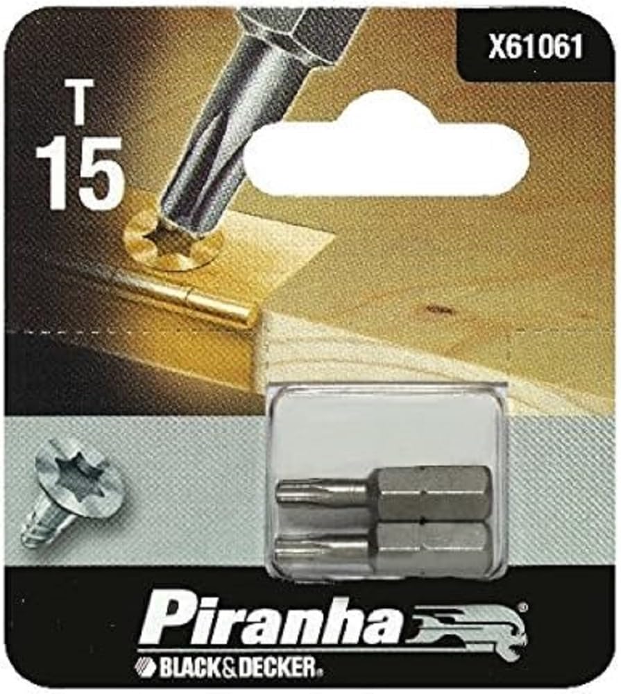 Piranha X61061-XJ T15 25mm Bit Screwdriver (2 Pieces)