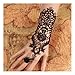 LEFINIS Bridal Black Flower Gothic Victorian Lace Vampire Vintage Women Handmade Bridal Bracelet Ring Set