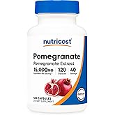 Nutricost Pomegranate Extract 120 Capsules for 40 Servings Per Bottle | Gluten-Free, Vegan, GMO-Free
