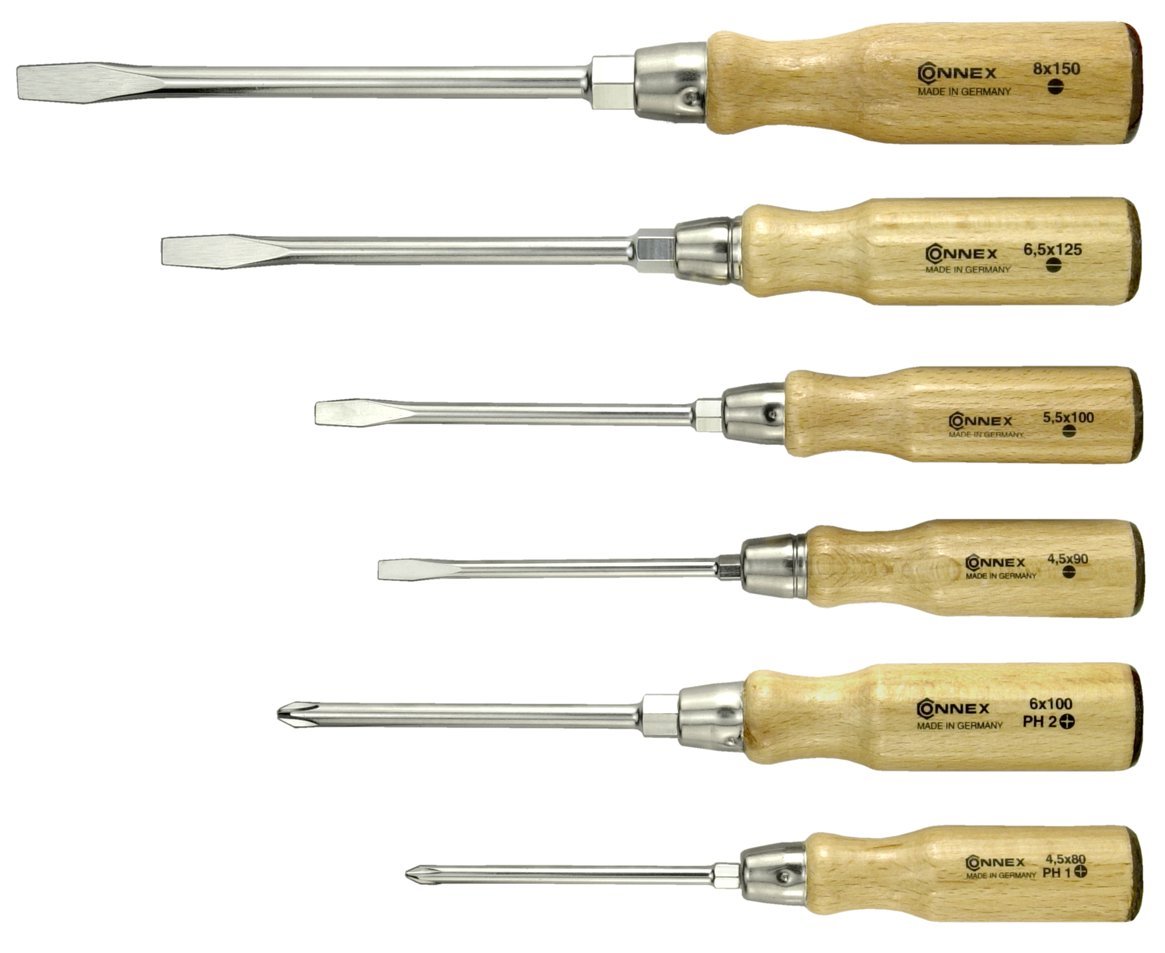 Connex COX321206 Wood Screwdrivers Set (6 Pieces)
