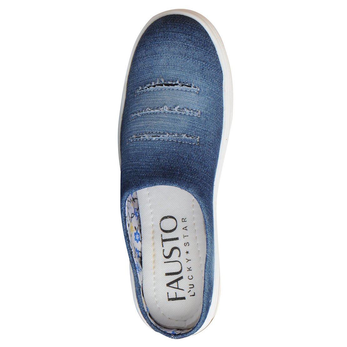 fausto women's canvas slip on shoes