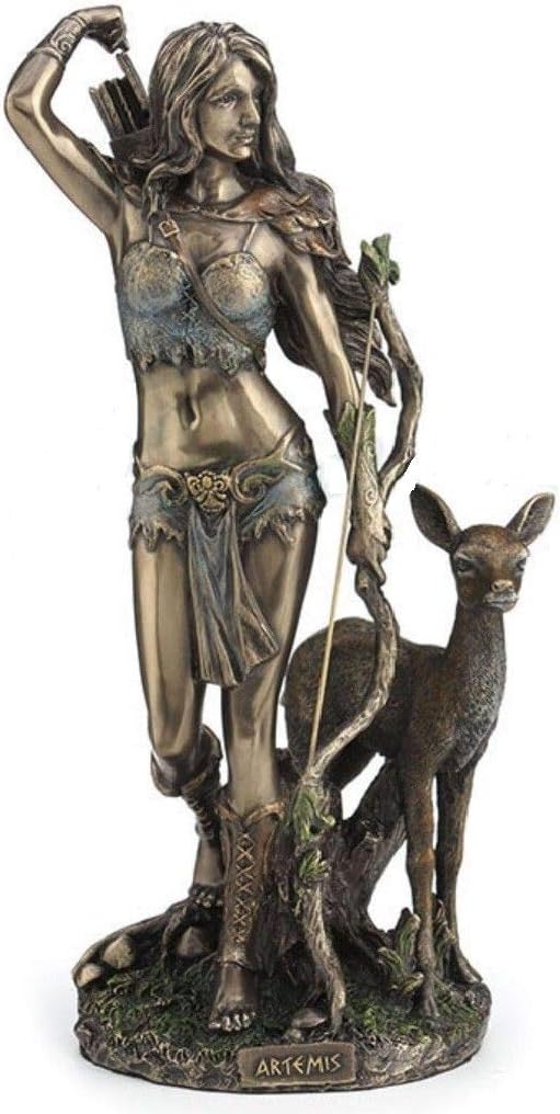 10" Artemis Greek Goddess Of The Hunt Of Versailles Roman Statue