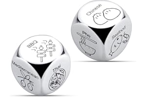 ARKUKU Christmas Stocking Stuffers for Him Her Santa Swap Gift Exchange White Elephant Gifts Valentine's Gifts for Men Women Boyfriend Husband Funny Dice Birthday Date Night Gifts