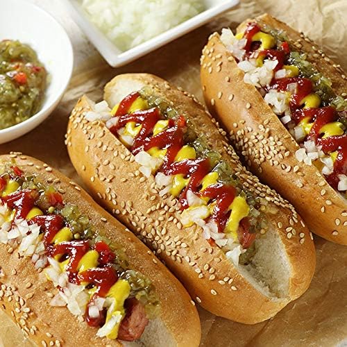 Amazon ミートガイ バンズ 冷凍ホットドッグ用バンズ ゴマ付き 5本 The Meat Guy ロールパン バンズ 通販