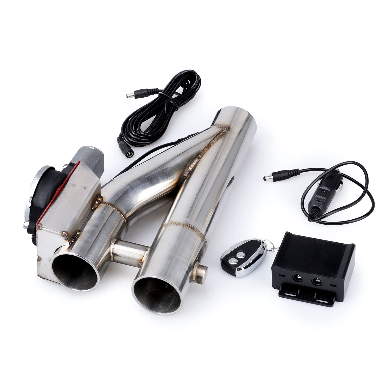 Photo 1 of ANDO RACING 2.5 Inch Universal Stainless Steel Exhaust Pipe Kit Valve Pipe