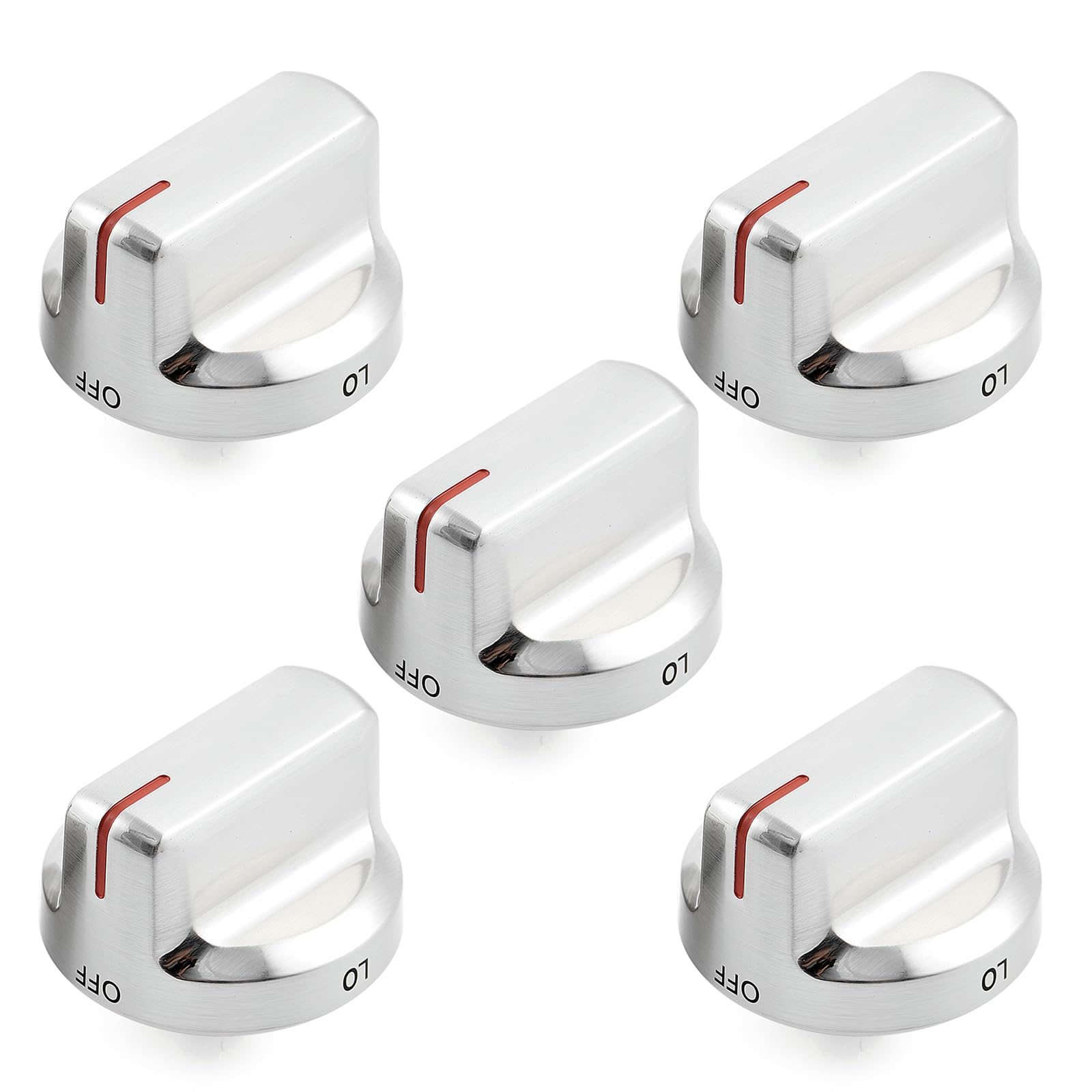 Photo 1 of Allstare DG94-02141C DG94-02141A Stove knobs Replacement for Samsung Stove Parts Oven Knobs NX58M6630SS/AA NX58M6650WS/AA Samsung Gas Range Parts Burner Control Knobs Cooktop Knobs 5 Pcs