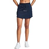 MEIVSO Women's Cotton Tennis Skort Athletic Golf Skirts Casual Skort