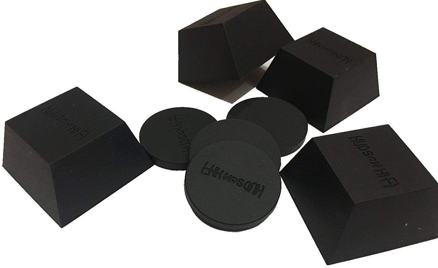 Hudson HiFi Silicone Isolation Feet (4 Pack, Firm Block 150lb Capacity) Amazon.co.uk DIY & Tools
