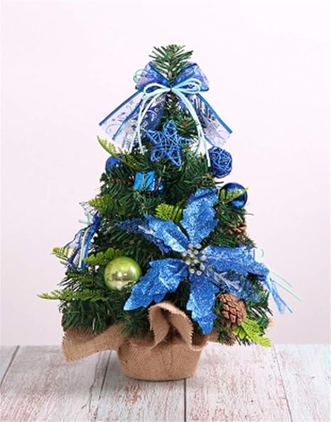 Amazon Ininuk ミニクリスマスツリー 卓上ツリー 小物 布 置物 装飾 デコレーション オーナメント 飾り付け 雑貨 プレゼント 贈り物 クリスマスツリー おもちゃ