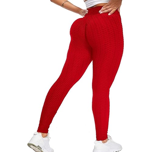 Butt Lifting Leggings for Women High Waist Scrunch Butt Leggings Seamless Workout Leggings for Women