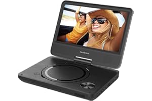 Proscan 10-Inch Portable DVD Player, 5 Hour Rechargeable Battery, Swivel Screen