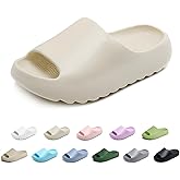 xinlanlin Kids Cloud Slides Slippers For Girls Boys,Pillow House Slippers Non-Slip Super Soft Quick Drying Shower Cushioned Slides Bathroom Thick Sole Sandals Indoor Outdoor Slippers
