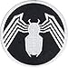 Official Marvel Comics Amazing Spiderman Venom's Logo Iron on Applique Patch