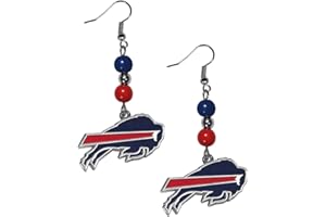 Siskiyou Sports NFL Fan Bead Dangle Earrings