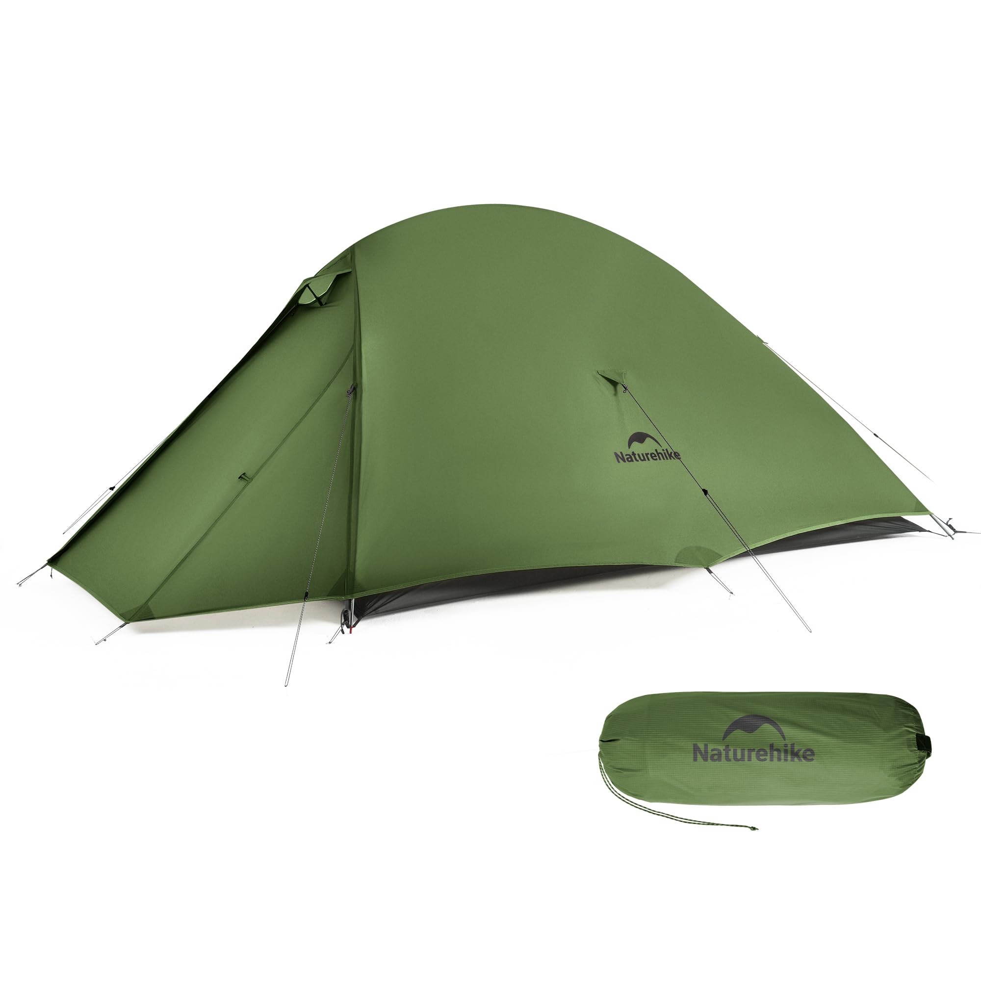 Naturehike Cloud Up 2 Tent, 2 Man Lightweight Camping Tent, Easy Set up Windproof & Waterproof Dome Tent for Outdoor Travelling Trekking (Forest Green, Pro) — image 1