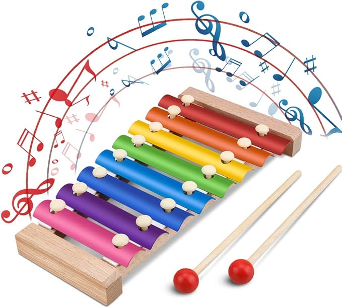 Jooheli Xylophone Jouets Knock Piano, Instruments de Musique en