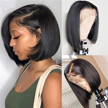 Amazon Com Msgem Short Straight Hair Bob Wig Style Unprocessed