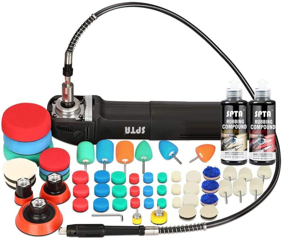 SPTA Mini Polishing Machine RO Rotary Polisher Detailing Polishing with