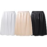 Coucoland Half Slips for Under Dresses - Black Womens Underskirt Half Slip Women Under Dress Shirt Skirt Extender