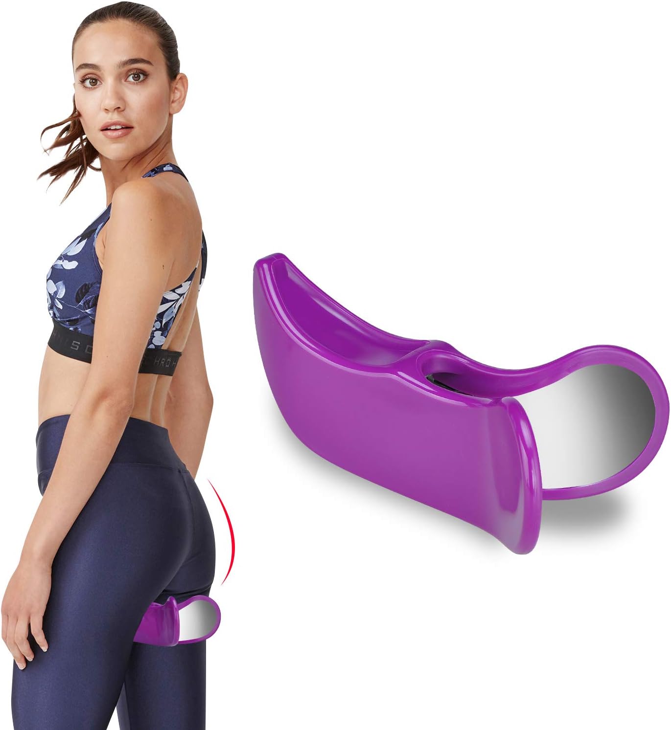 COVVY Super Kegel Exerciser - Pelvic Floor Muscle and Inner Thigh Exerciser, Postpartum Recovery Bladder Control Device, Hip Trainer Clip Buttocks Shape Tools for Women (Purple): Sports & Outdoors