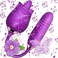 Generic 2024 New Roses for Women Toy Sexy 10 Speed Adult Toys Automatic Electric Adult Toys Machine Pleasure Gifts Tool USB Rechargeable Waterproof Gifts-Purple B385