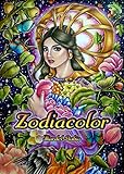 Zodiacolor : Artist Edition Adult Coloring Book, single sided printing + 1 free mini poster by 