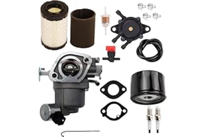 TOOBOP Carburetor Carb For Husqvarna YTA 24V48 YTA 22V46 Yard Tractor Model YTA24V48 YTA22V46 Air Filter Oil Filter Fuel pump Aftermarket Replace