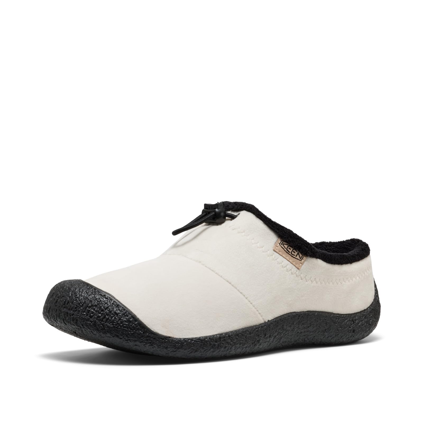 KEEN Women's Howser 3 Slide Comfy Durable Slippers, Birch/Black, 8.5 Image