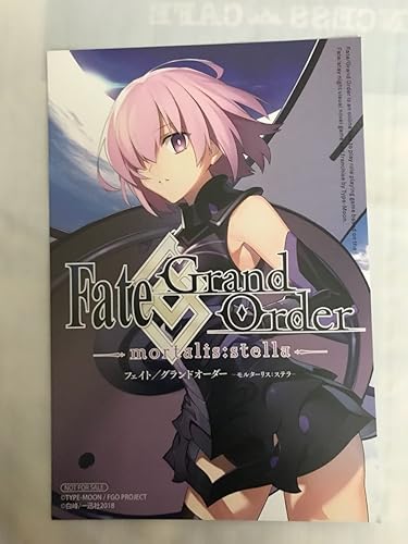 Amazon Co Jp Fate Grand Order Fgo コミック フェア 特典 両面 イラストカード モルターリス ステラ トゥルス レアルタ ホビー 通販